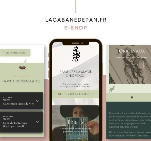 La Cabane De Pan Eshop Création Site Internet