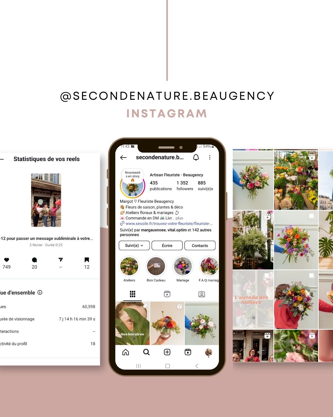 Seconde Nature Beaugency Communication Instagram